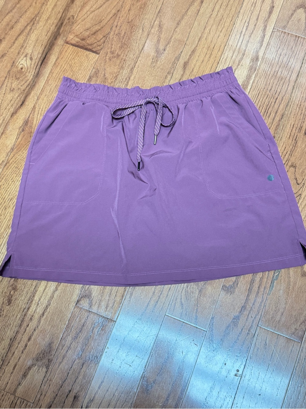 Apana Skirt Women’s Size L Active Wear Mauve Tennis Pickleball Skort Pockets